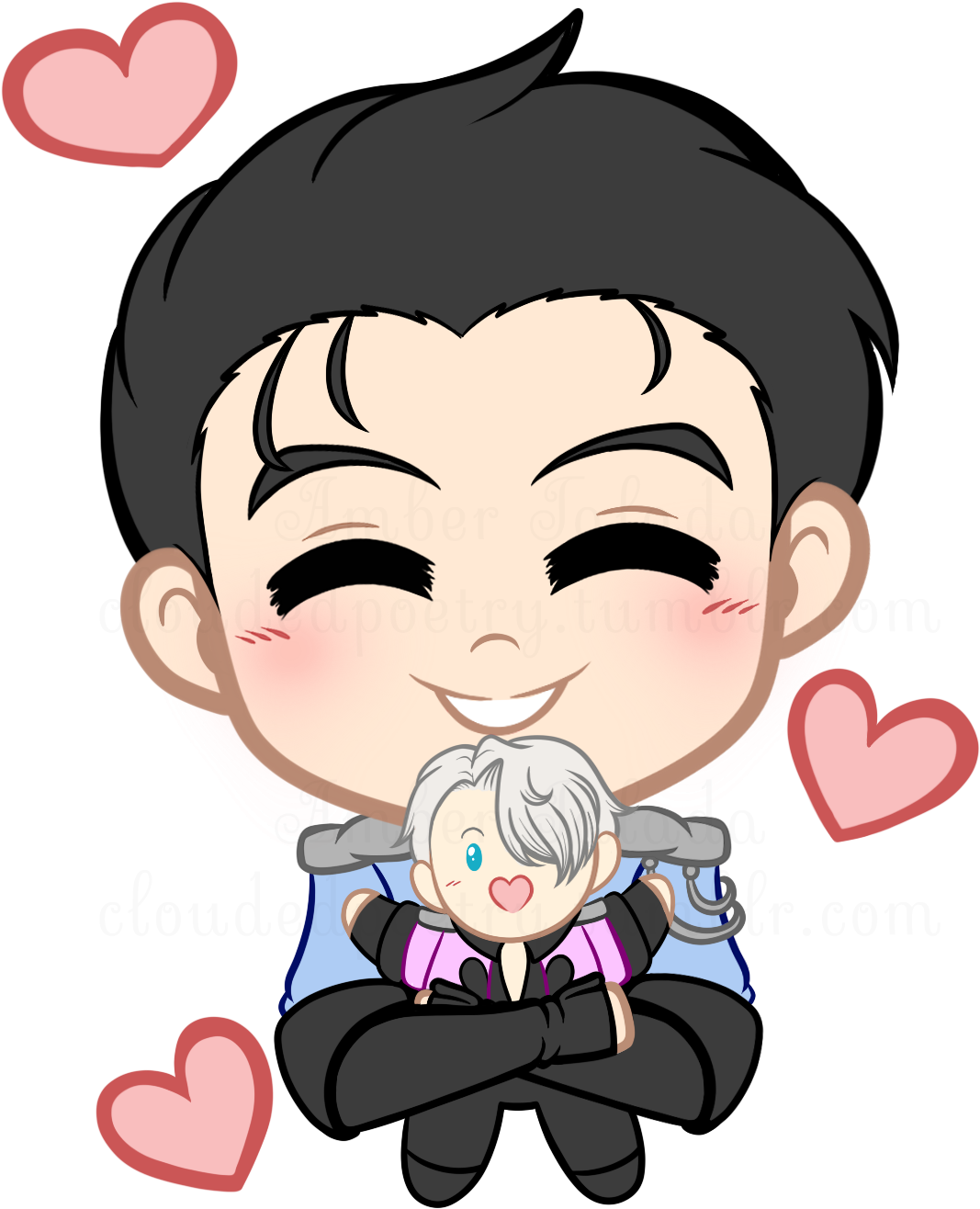 Even More Yuri On Ice Goodness, We Have A Super Adorable - Poetry (1200x1800), Png Download