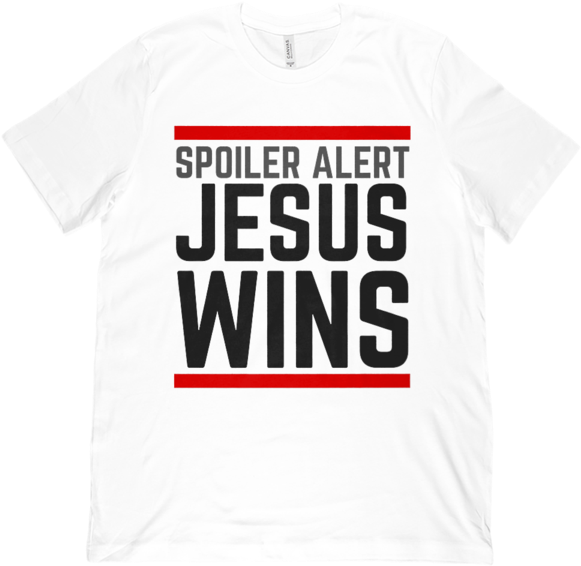 Spoiler Alert Jesus Wins Christian Gospel Da Boxels - Stuff Jesus Never Said [book] (600x600), Png Download
