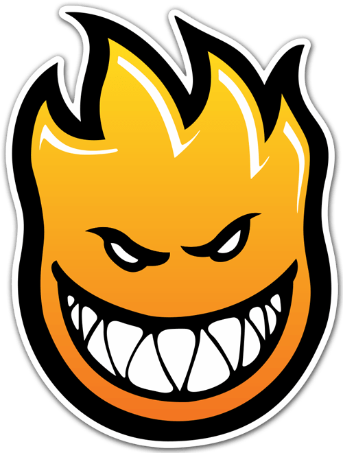 Car & Motorbike Stickers - Spitfire Skate (500x660), Png Download