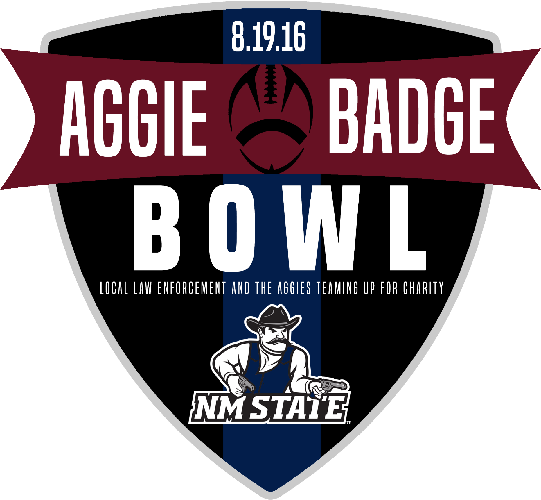 The New Mexico State Football Team And Local Law Enforcement - Wincraft New Mexico State Aggies Ncaa Garden Flag 12.5 (1980x2420), Png Download