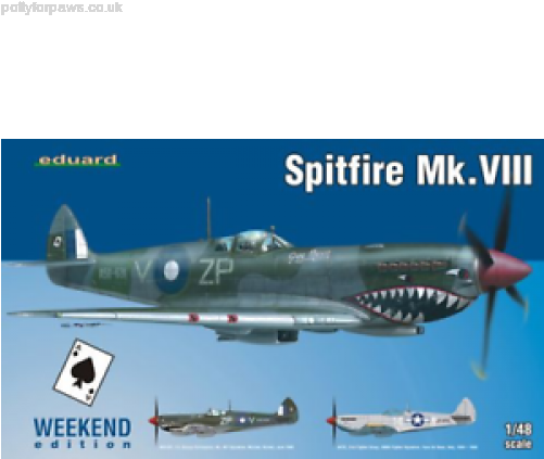 The Most Popular Eduard 1 48 Supermarine Spitfire Mk - Spitfire Mk Viii 1 48 (500x550), Png Download