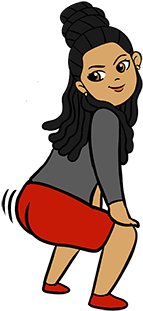 Twerk Emoji - Black Emojis (400x400), Png Download
