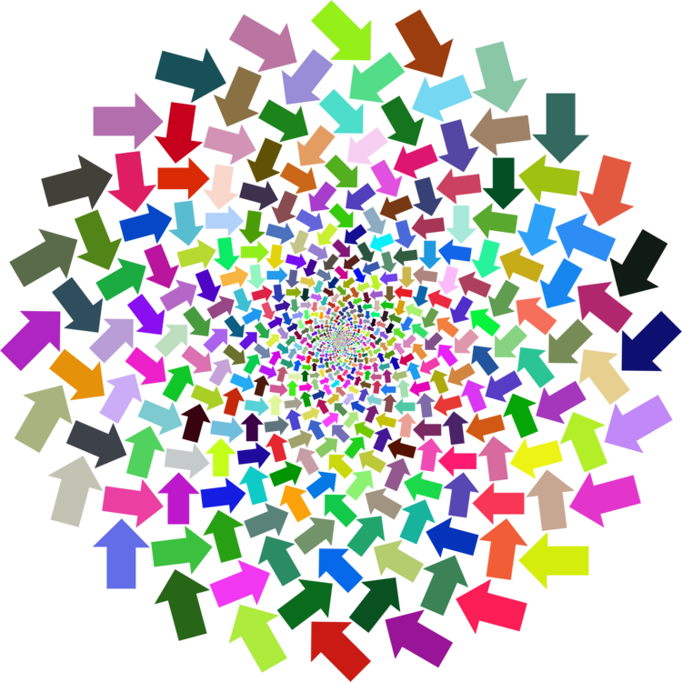 Arrow Abstract Art - Clip Art (750x750), Png Download