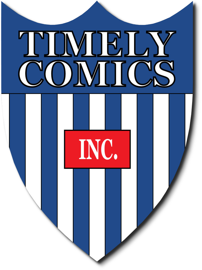 Marvel Heroes Logo Png Download - Timely Comics Logo Png (725x963), Png Download