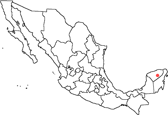 A Map Of Mexico - Blank Map Of Mexico Hd (615x500), Png Download