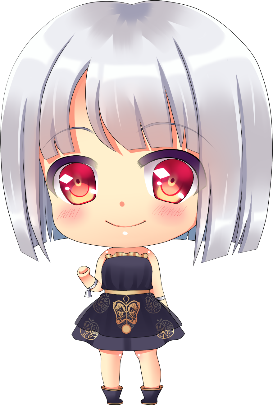 Day 143 - Black Desert Png Chibi (879x1301), Png Download