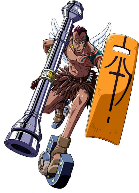 Wiper - One Piece Skypiea Wiper (578x794), Png Download
