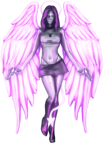 Saints Row Statue - Saints Row 2 Angel (366x497), Png Download