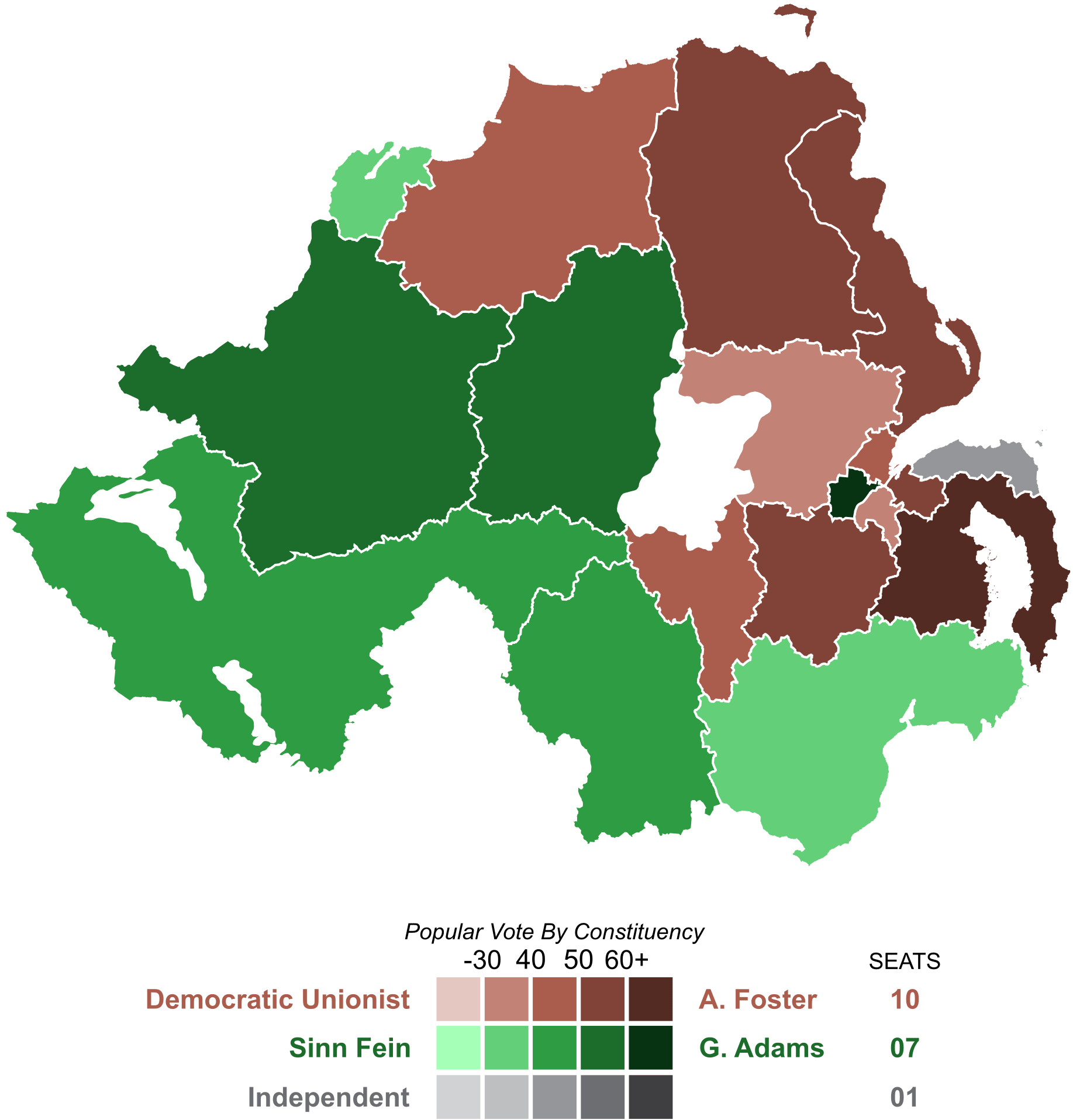 United Kingdom General Election In Northern Ireland - Northern Ireland Election Results 2017 (2000x2100), Png Download