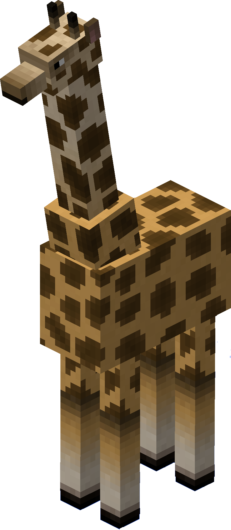 Giraffe - Minecraft Giraffe (780x1786), Png Download