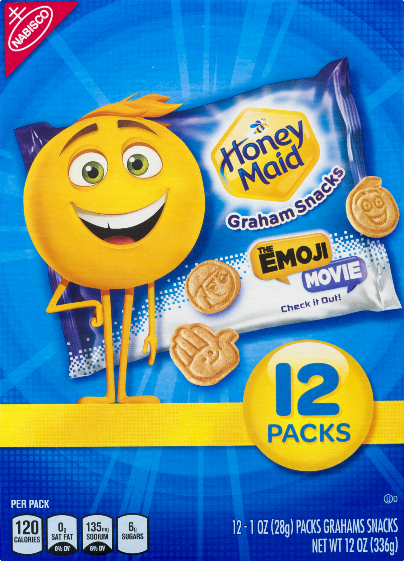 Honey Maid The Emoji Movie Graham Snacks, - Emoji Movie Honey Maid (1800x1800), Png Download