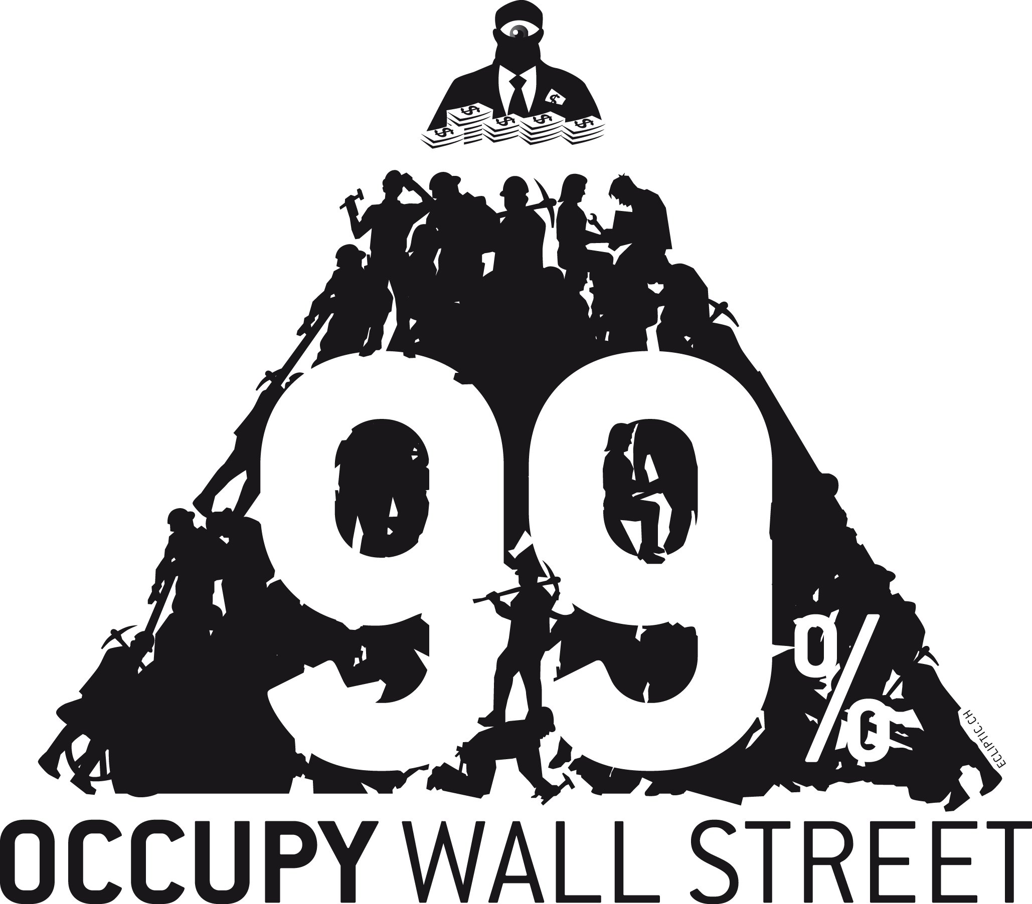 99% Occupy Logo Png - Occupy Wall Street We Are 99% (2058x1804), Png Download
