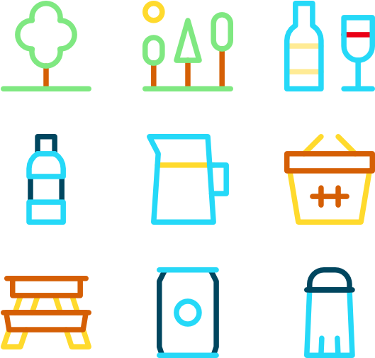 Picnic (600x564), Png Download