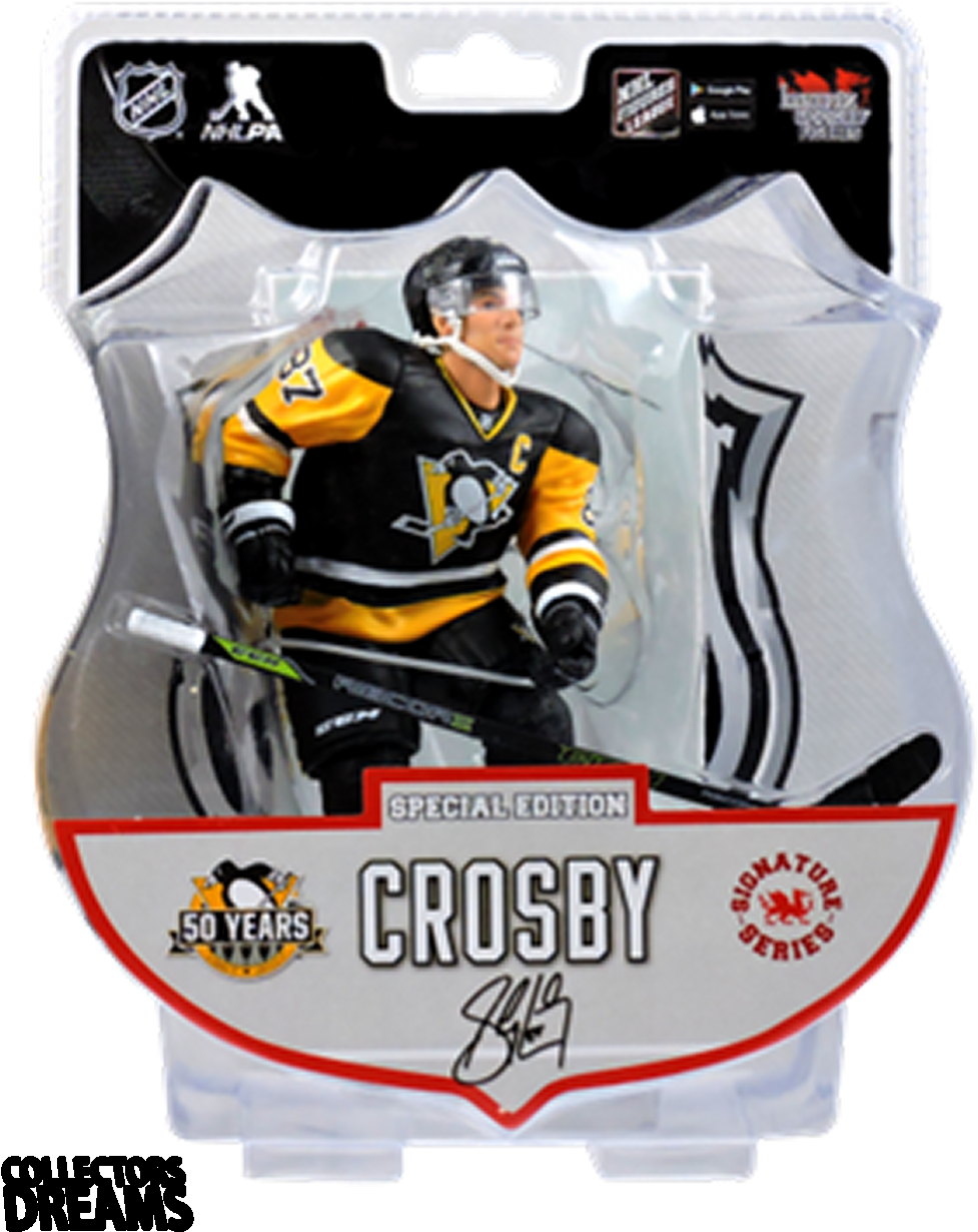 2016-17 Sidney Crosby Signature Series 6" Action Figure - Imports Dragon Nhl Figures (1000x1260), Png Download