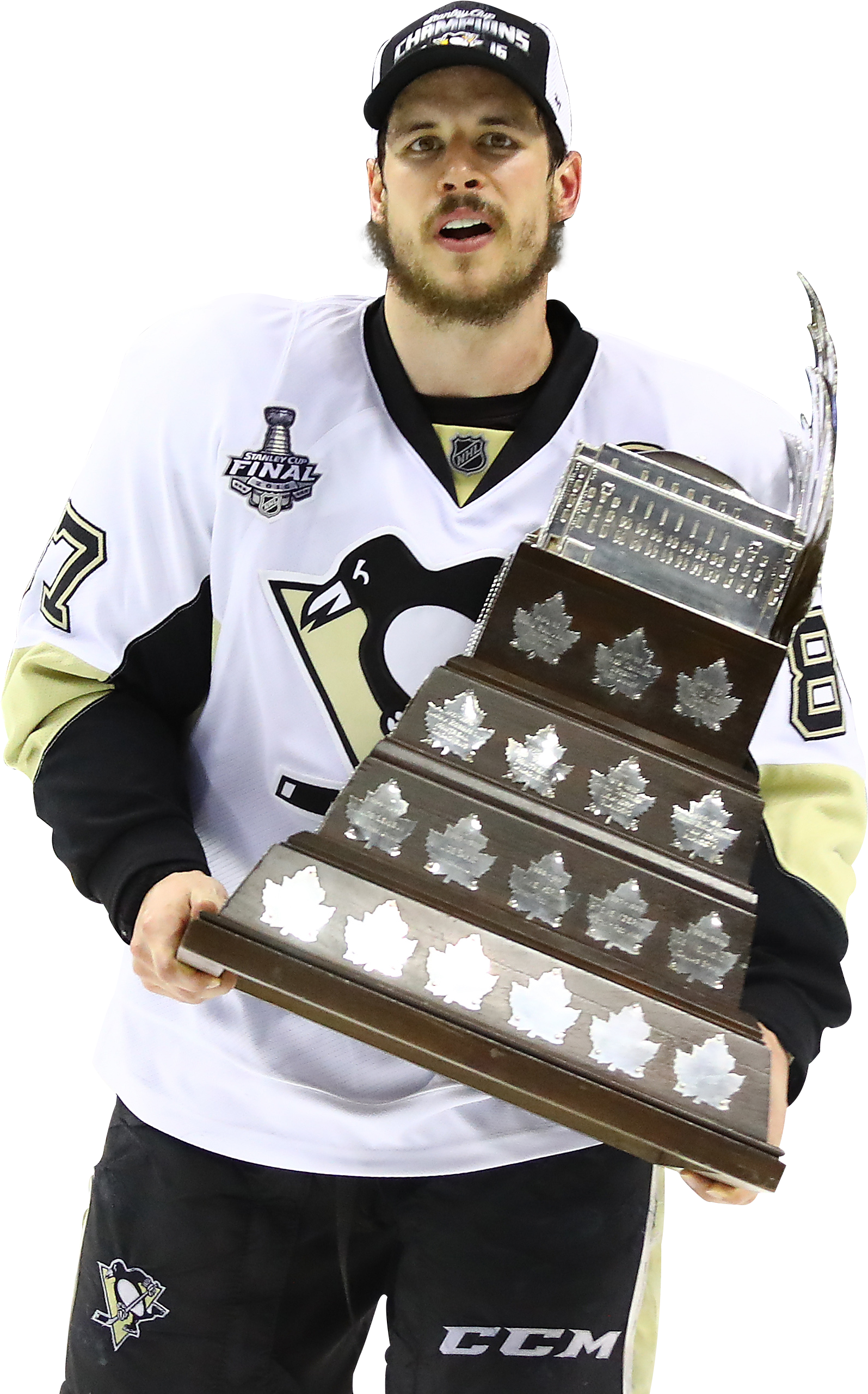 Via Shotstopper11 - Sidney Crosby Conn Smythe Trophy (1932x2673), Png Download