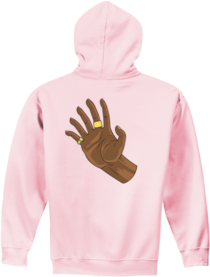 Sixth Digit Logo Hoodie W/ Black Hand - Logo Hoodie W (620x620), Png Download