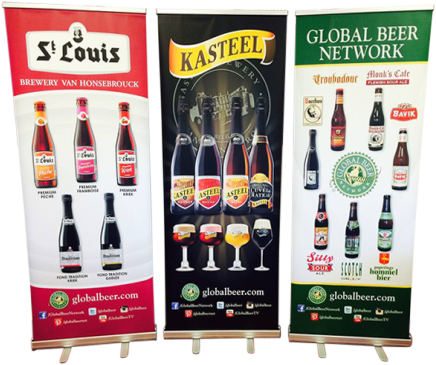 Beer Roll Up Banners - Best Roll Up Design (446x472), Png Download