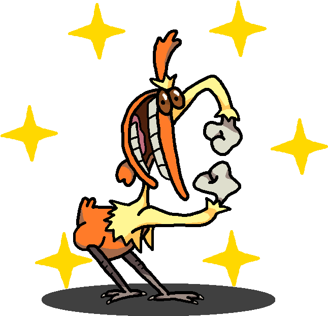 Shinycombuschicken - Cow And Chicken Pokemon (700x700), Png Download