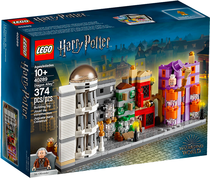 40289 Diagon Alley - Lego Diagon Alley 2018 (800x677), Png Download