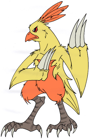 256 Combusken / Proud-piece By Kuruttra - Cartoon (378x581), Png Download