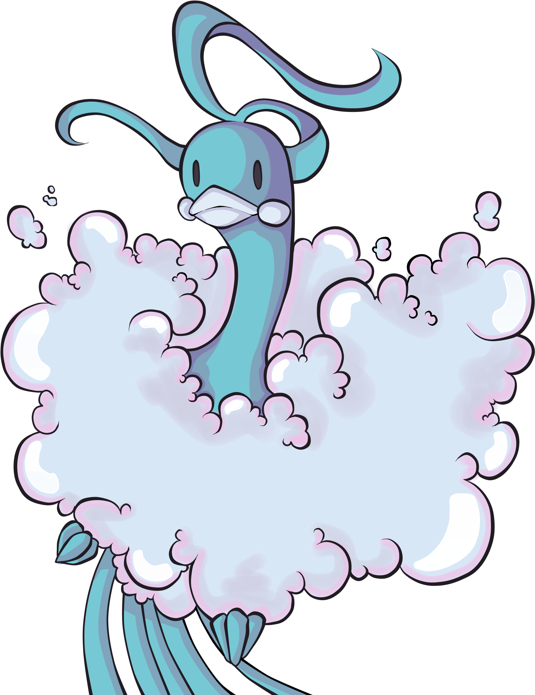 Altaria Artwork By Tikitik - Altaria Transparent (1920x2560), Png Download