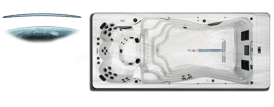 Michael Phelps Momentum Swim Spa (950x386), Png Download