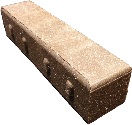 25 Boardwalk With Spacing Lugs - Concrete (463x432), Png Download