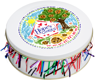 Kid's Art Cookie Gift Tin - Gift (350x350), Png Download