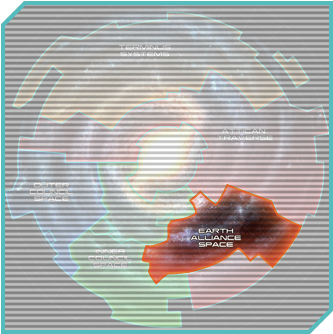 Mea Galaxyregionmap Earthalliancespace Earth Systems - Insect (350x350), Png Download
