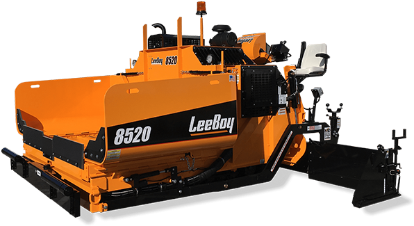 Asphalt Pavers - Leeboy Paver (600x366), Png Download