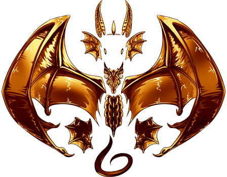 Sqforvk - Dragon Emblem (448x350), Png Download