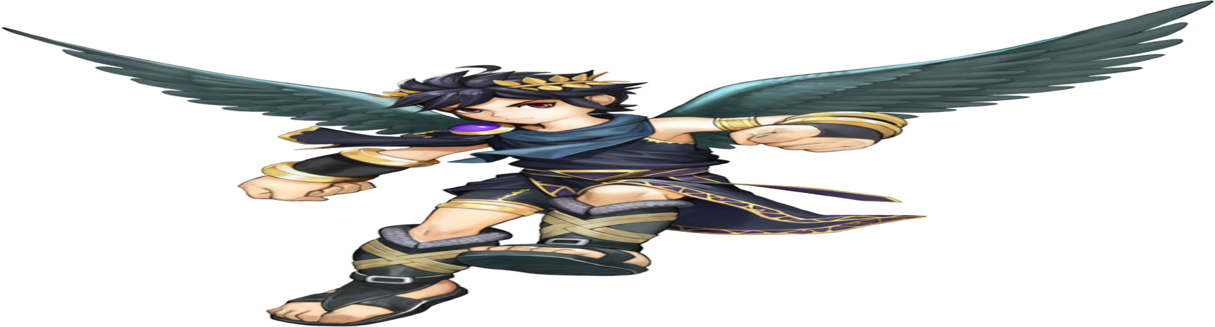 Quit Stretching Dark Pit - Dark Pit Png (1756x473), Png Download