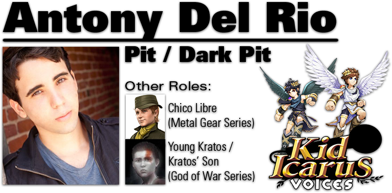 Antony Is A Relative Newcomer To Video Game Voice-acting, - Kid Icarus Uprising Voice Actors (800x400), Png Download