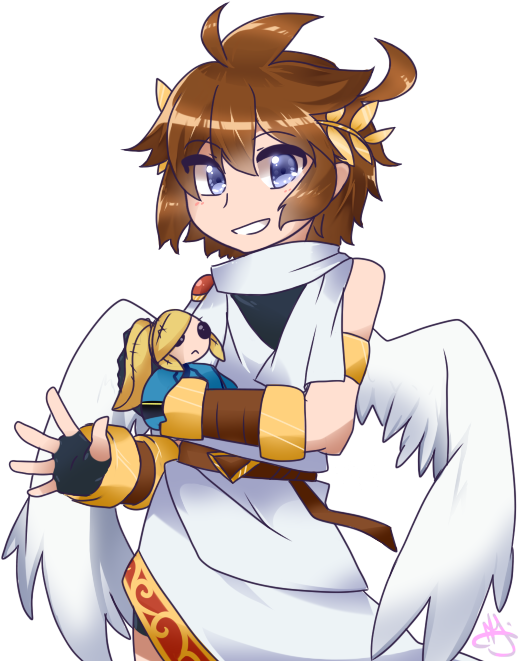 Now That My New Style Is Booming - Kid Icarus (536x669), Png Download