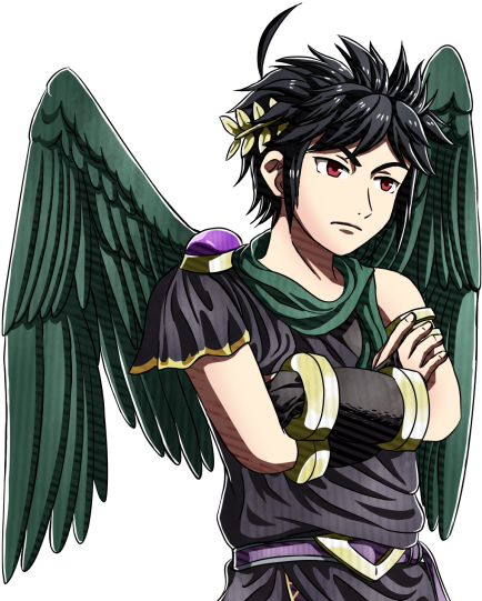 Dark Pit Was A Popular Request, So Here He Is As A - Fire Emblem Dark Pit (500x549), Png Download
