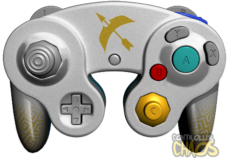 Pit - White Gamecube Controller Blood (474x340), Png Download