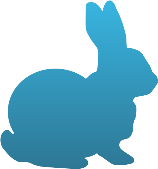 Purple Easter Bunny Clipart (587x543), Png Download