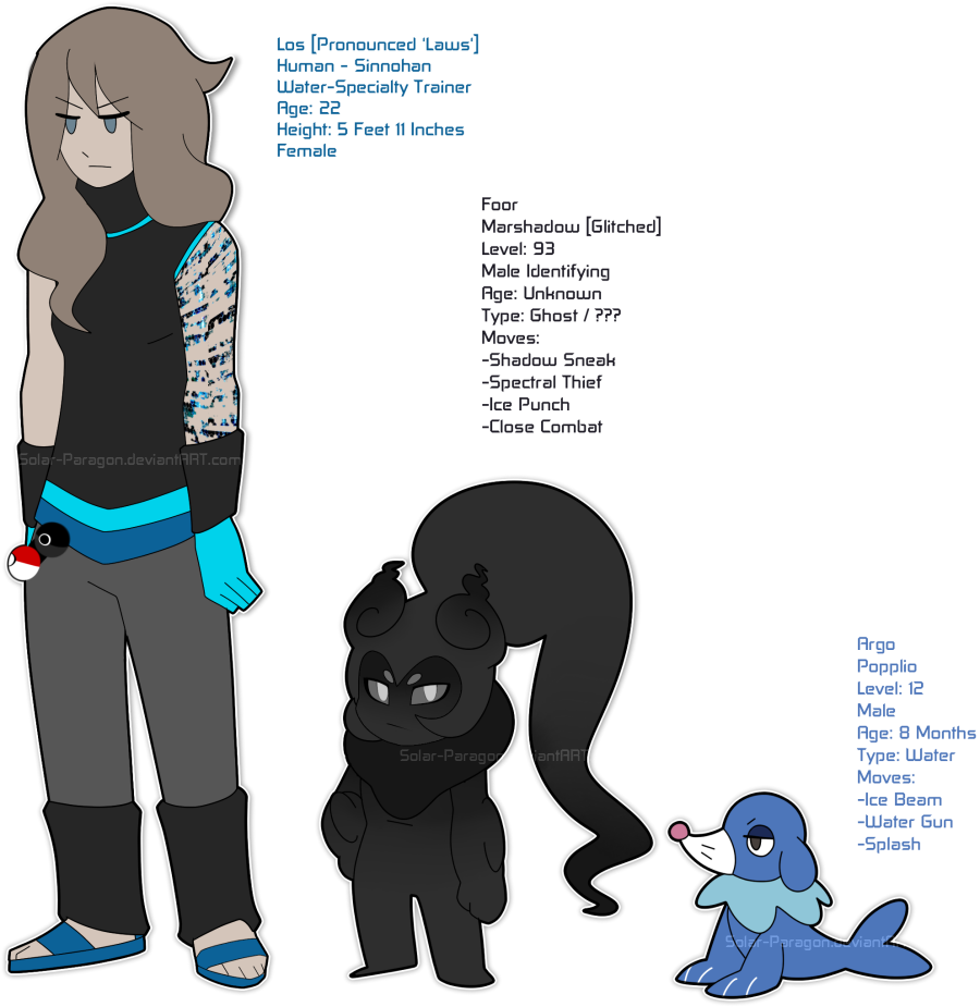 I've Doodled Los, In More Alolan-like Attire, With - Cartoon (900x925), Png Download