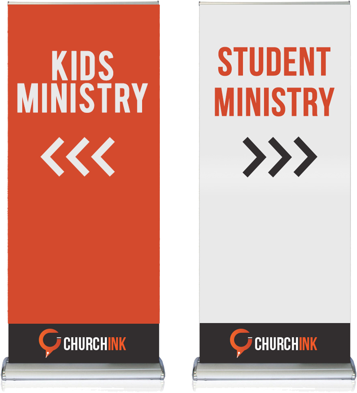 36" Double-sided Retractable Banner Stands - Banner (800x800), Png Download