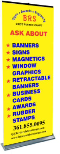 Retractable Banner - Orange (500x500), Png Download