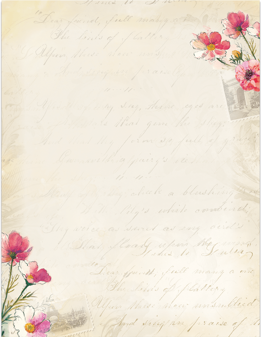 Paris Sparkle Brooch Mini Note Pad - Garden Roses (1200x1200), Png Download