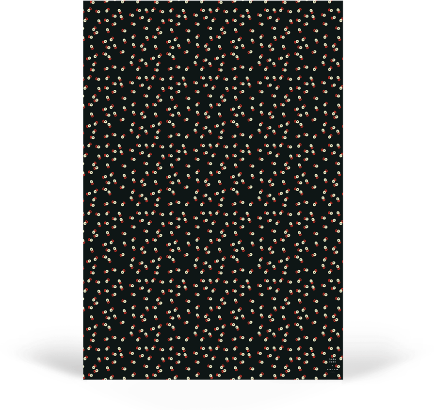 Edith Wrapping Paper, Dots, Orange - Gift Wrapping (1199x900), Png Download