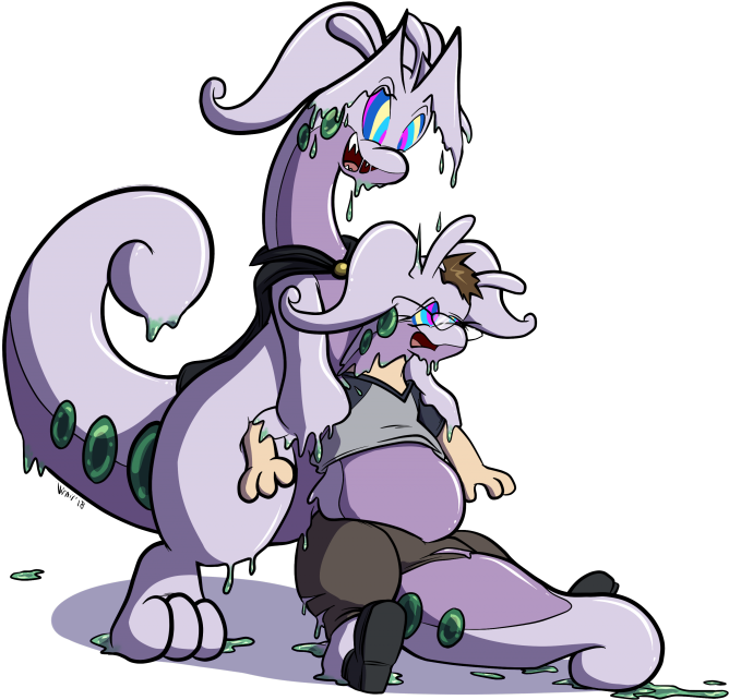 Goodra Time Assistance - Cartoon (800x685), Png Download