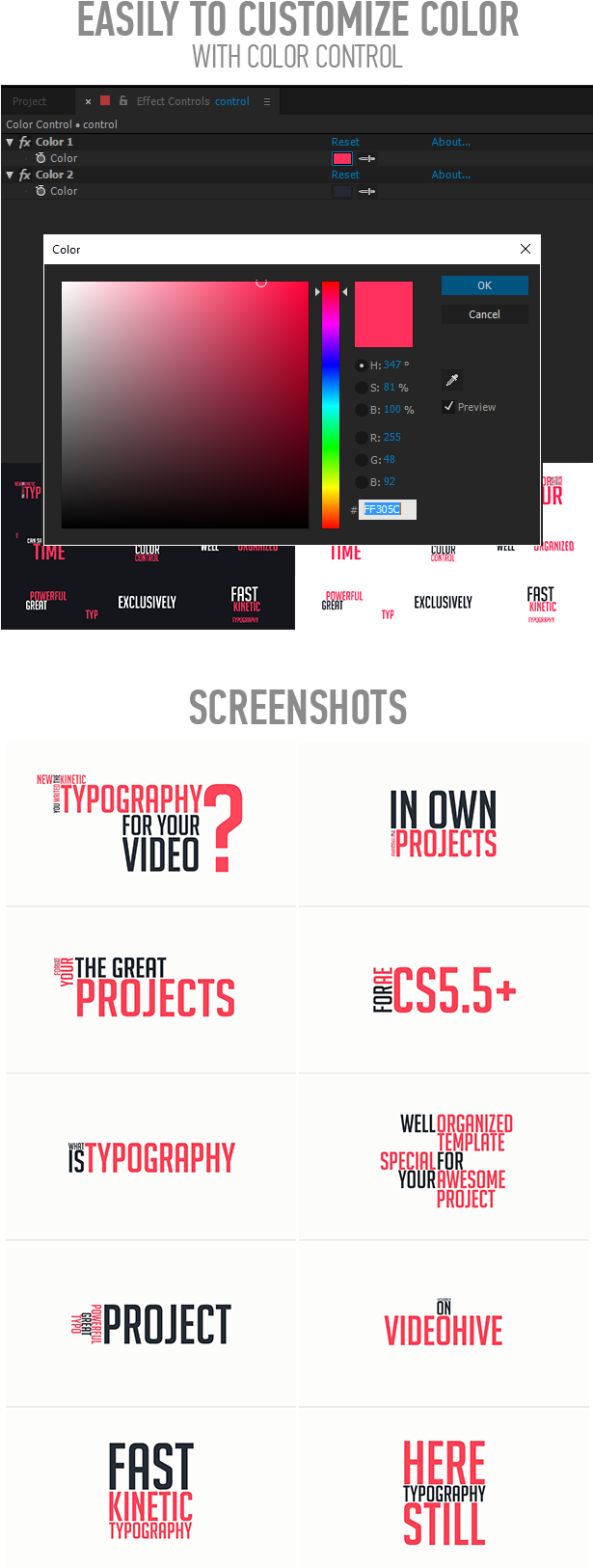 Https - //videohive - - Typography (614x1664), Png Download