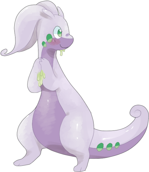 Goodra - Cartoon (540x597), Png Download