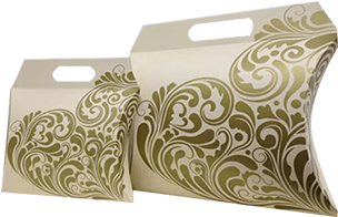 Box Packaging - Gift Pillow Box (356x356), Png Download