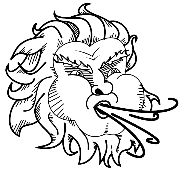 A Mag Nip Icent Guy - Old Man Winter Png (638x601), Png Download