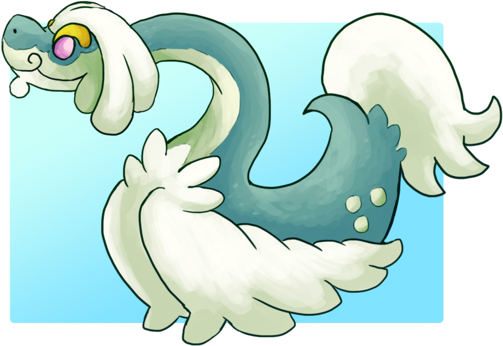 504 Kb Png - Drampa Pokemon Fan Art (1024x701), Png Download