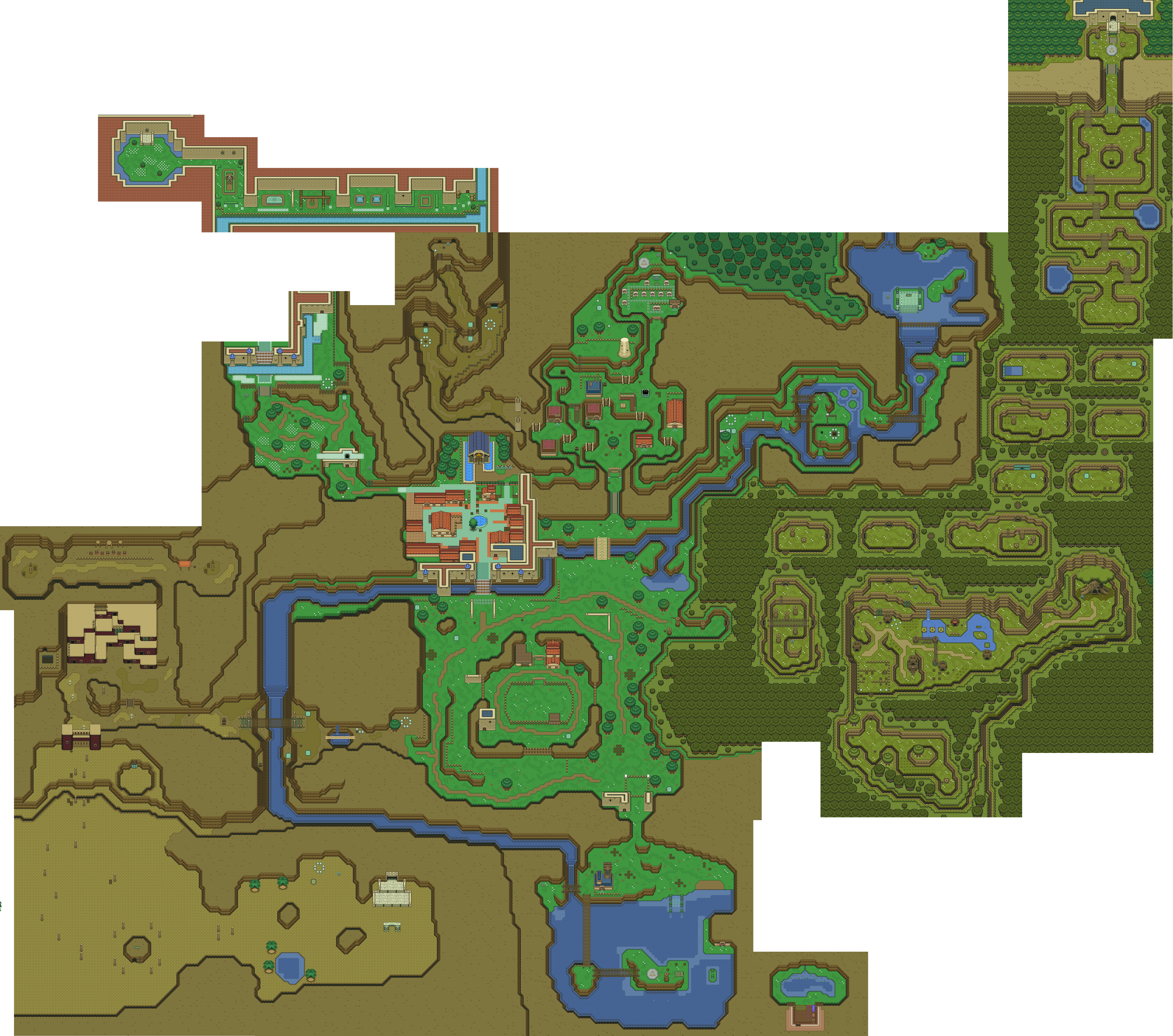 Zelda 64 Map (6702x5922), Png Download