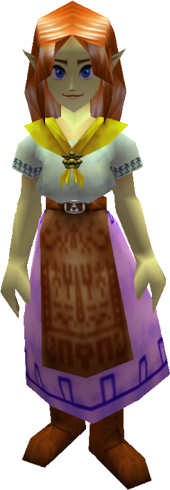 Ocarina Of Time - Ocarina Of Time Adult Malon (253x708), Png Download